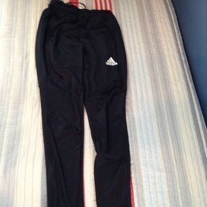 Adidas track soccer training pants